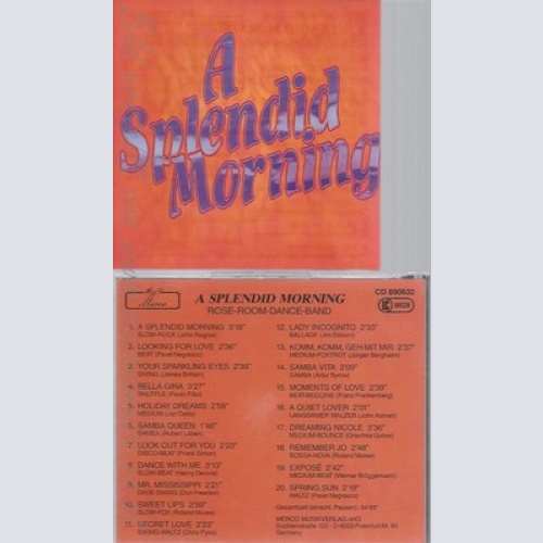 CD--A SPLENDID MORNING--ROSE ROOM DANCE BAND