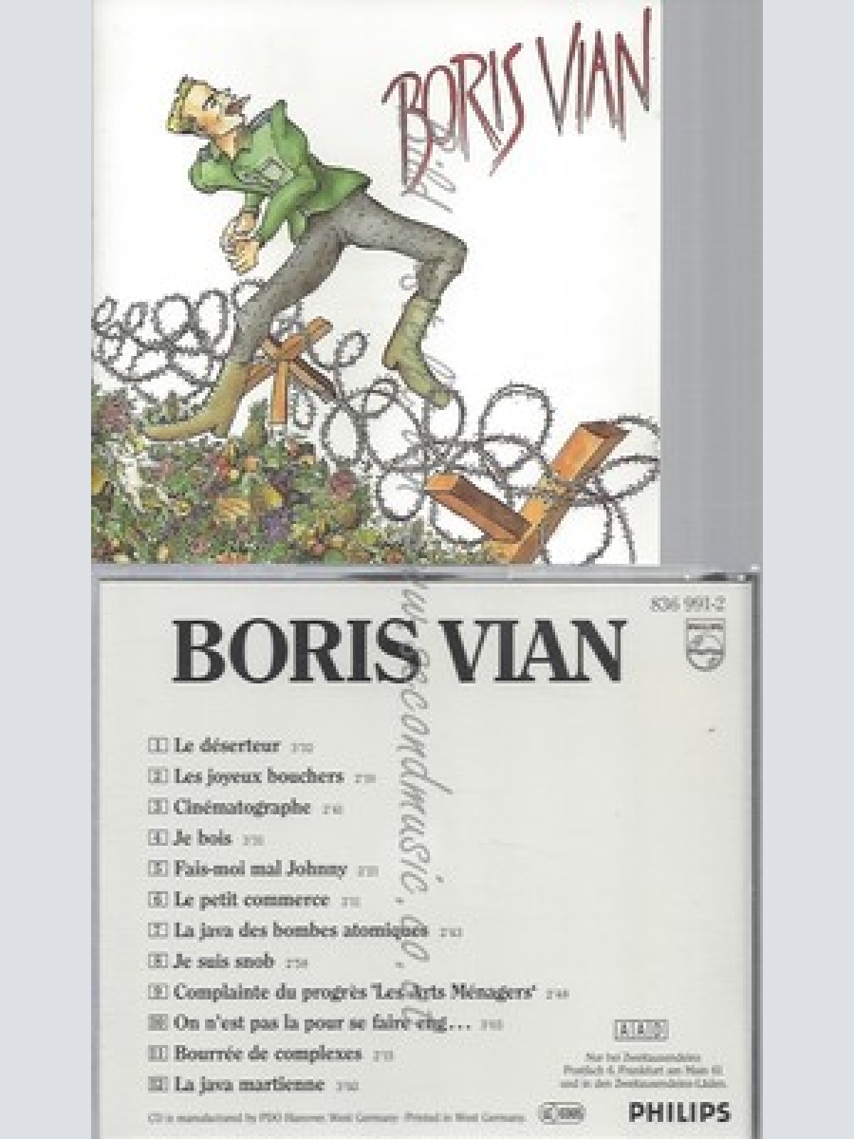 CD--BORIS VIAN--SAME--RARE PHILIPS836991-2