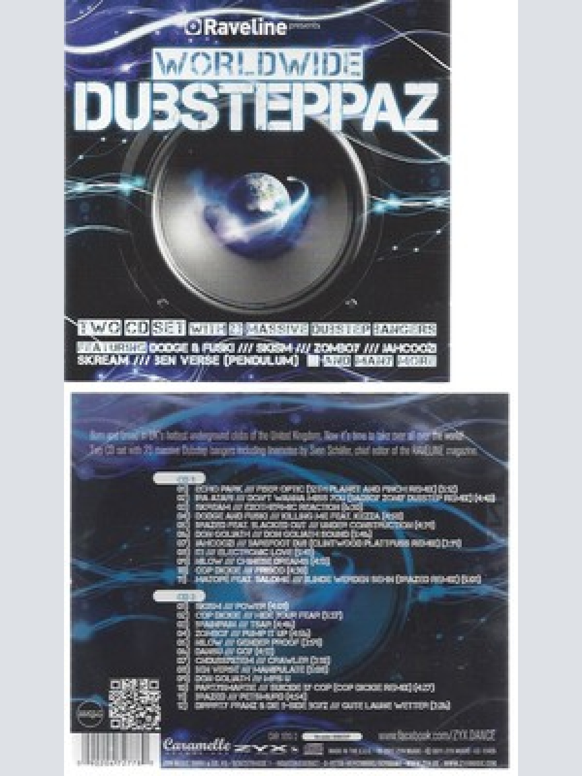 CD--VARIOUS -- --CD -- DUBSTEPPAZ WORLDWIDE PRESENTED BY RAVELINE