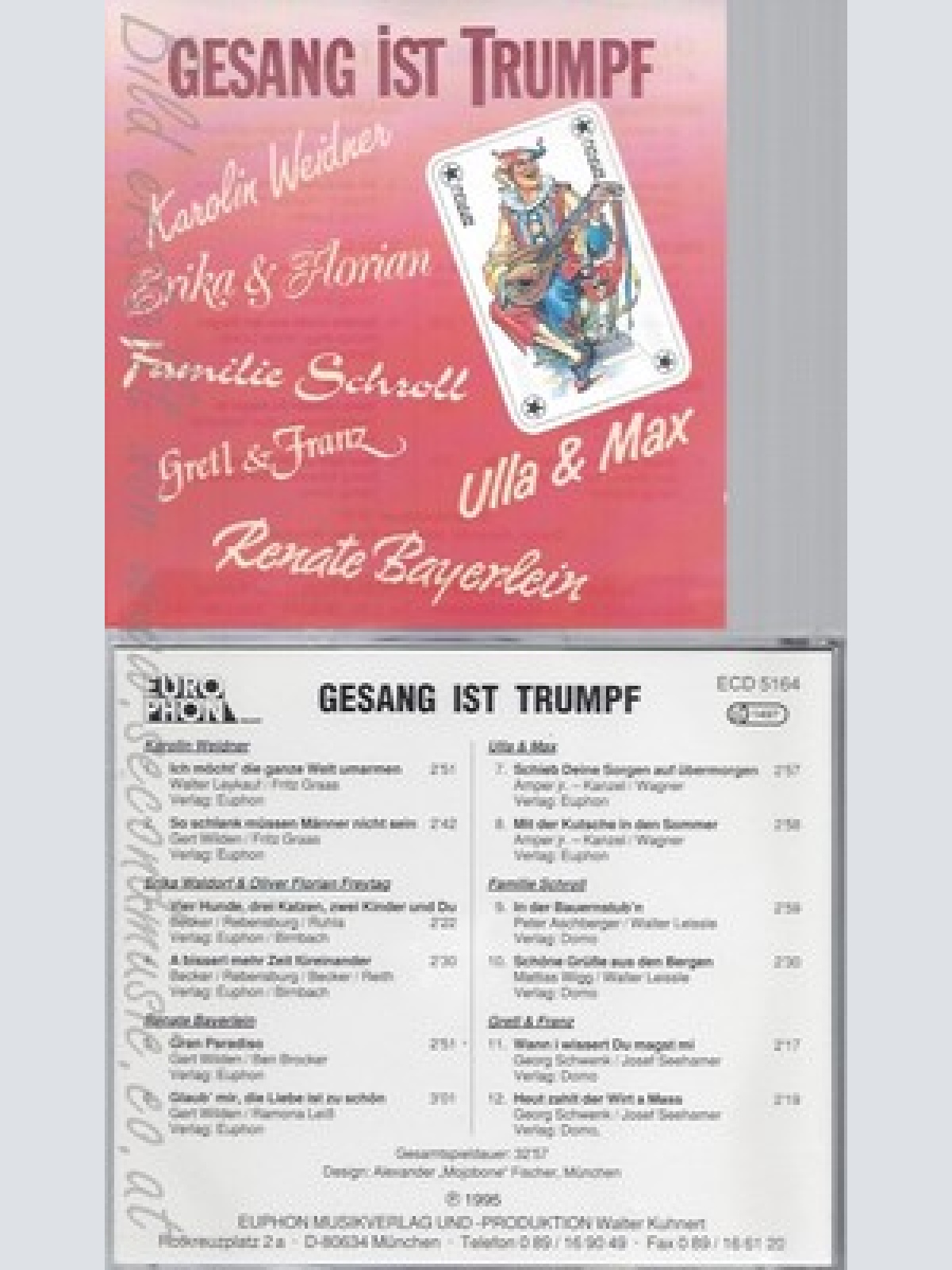 CD--GESANG IST TRUMPF--ULLA MAX--SCHROLL--VA