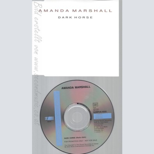 CD--AMANDA MARSHALL--DARK HORSE--PROMO