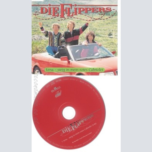 CD--DIE FLIPPERS -- ----LENA STEIG IN MEIN ROTES CABRIO