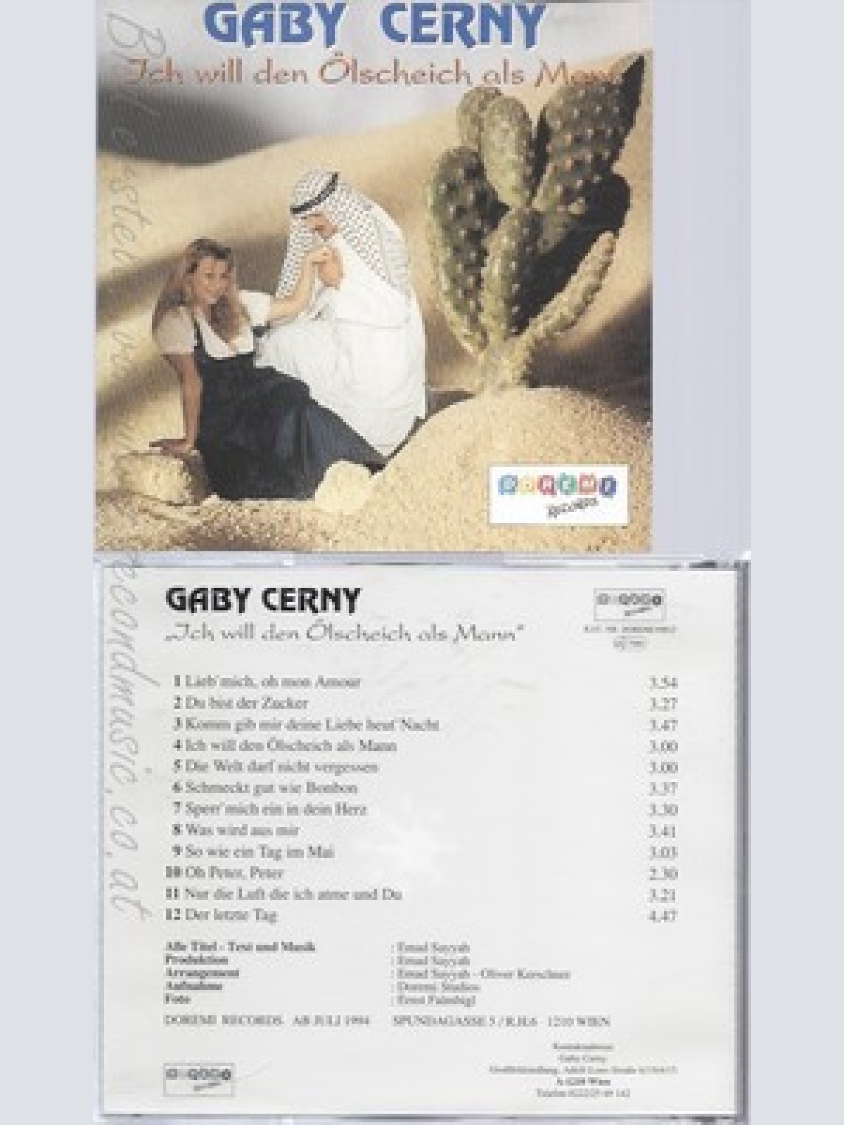 CD--GABY CERNY--ICH WILL DEN ÖSTERREICHER ALS MANN--
