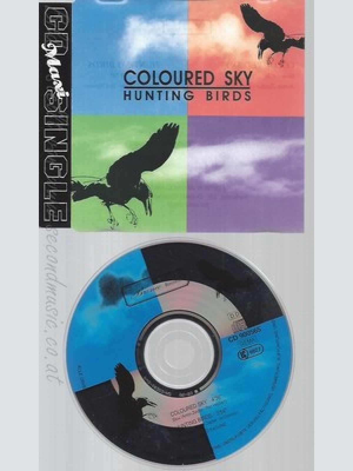 CD--COLOURED SKY--HUNTING BIRDS