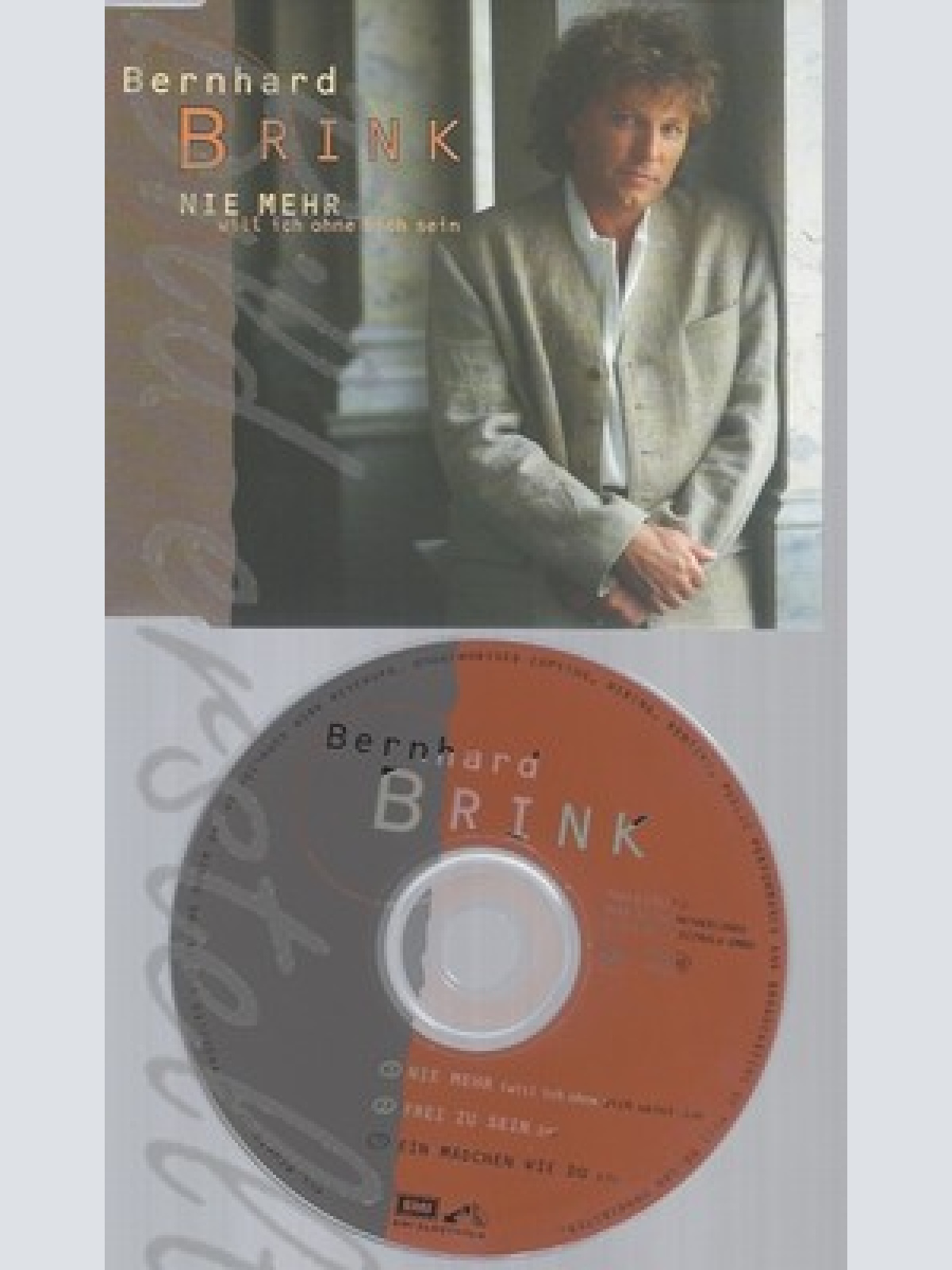 CD--BERNHARD BRINK -- ----WILL ICH OHNE DICH-