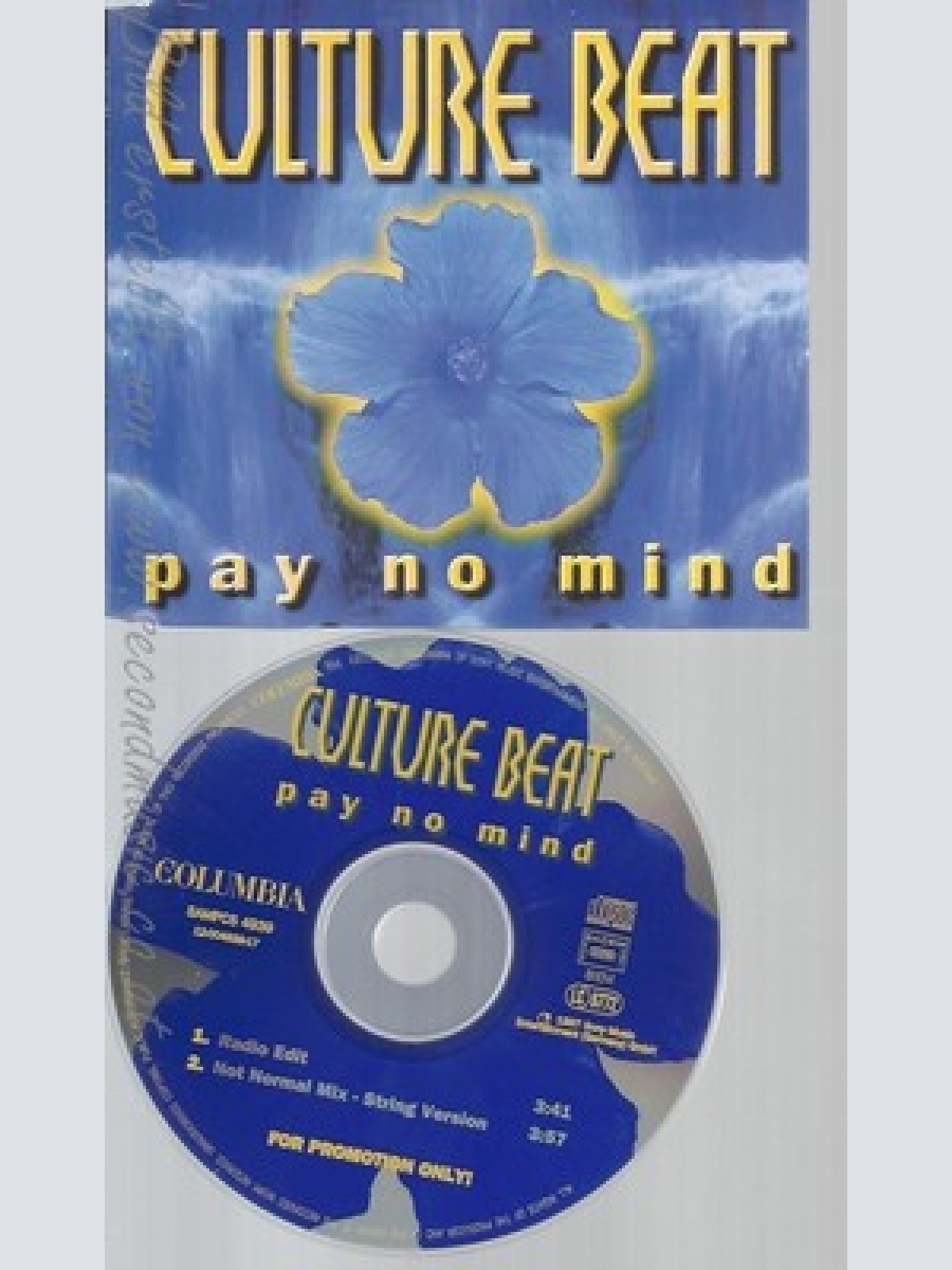 CD--CULTURE BEAT--PAY NO MIND--PROMO