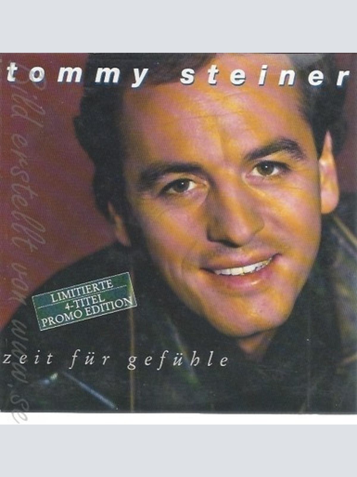 CD--TOMMY STEINER--ZEIT FÜR GEFÜHLE-LIMITED --CARDSLEEVE
