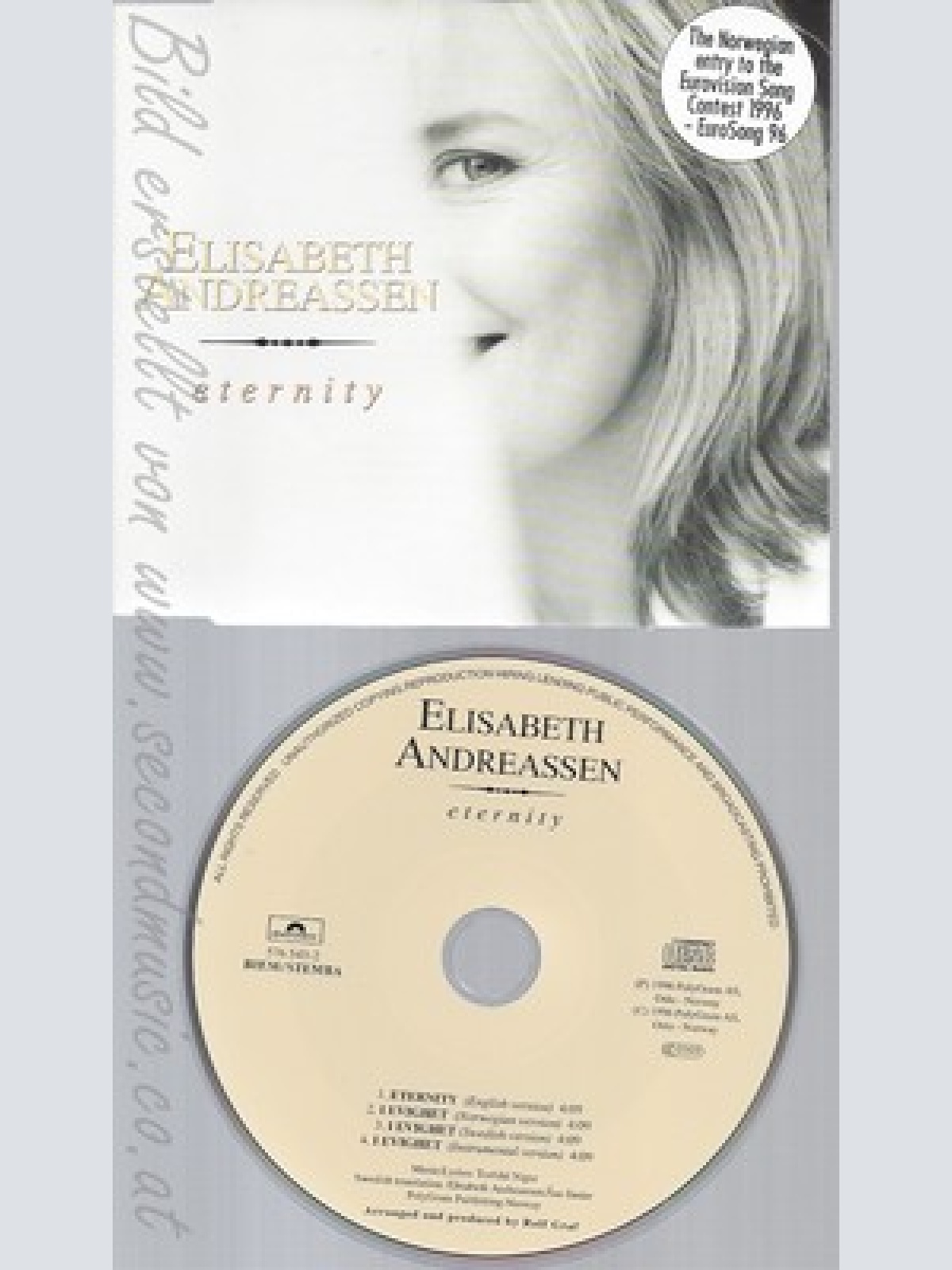 CD--ELISABETH ANDREASSEN -- - SINGLE -- ETERNITY