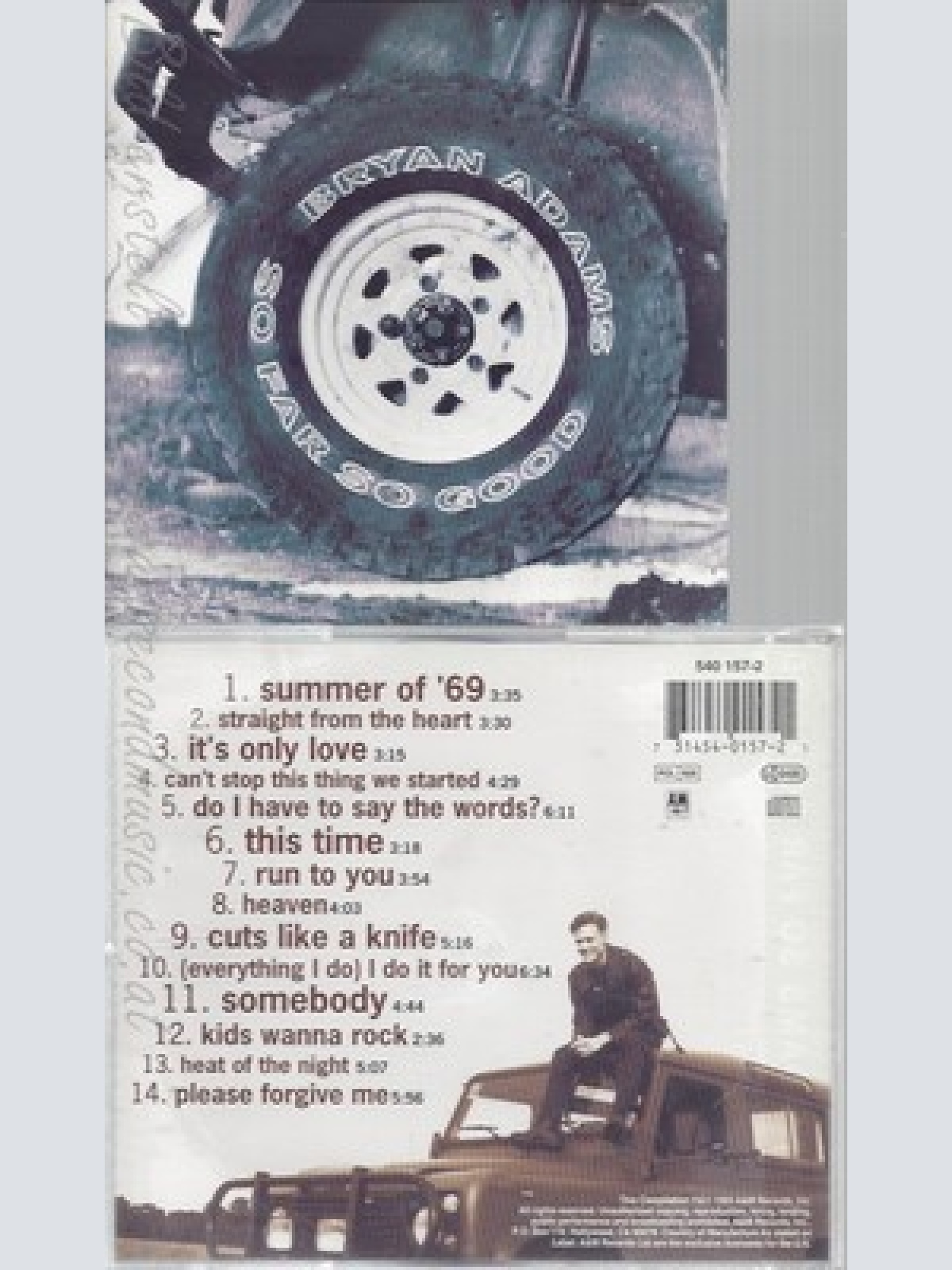 CD--BRYAN ADAMS -- -- SO FAR SO GOOD--SUMMER OF 69