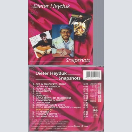 CD--DIETER HEYDUK - -- SNAPSHOTS
