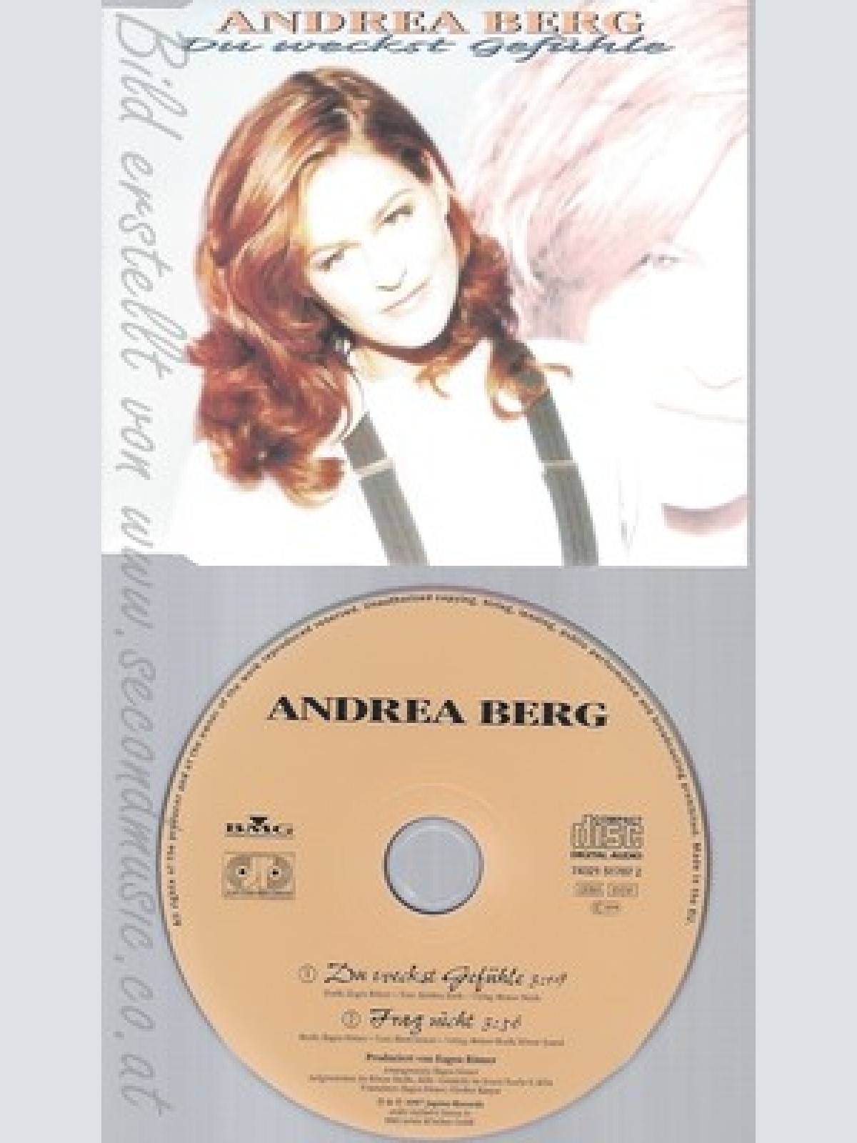 CD--ANDREA BERG -- - SINGLE -- DU WECKST GEFUEHLE