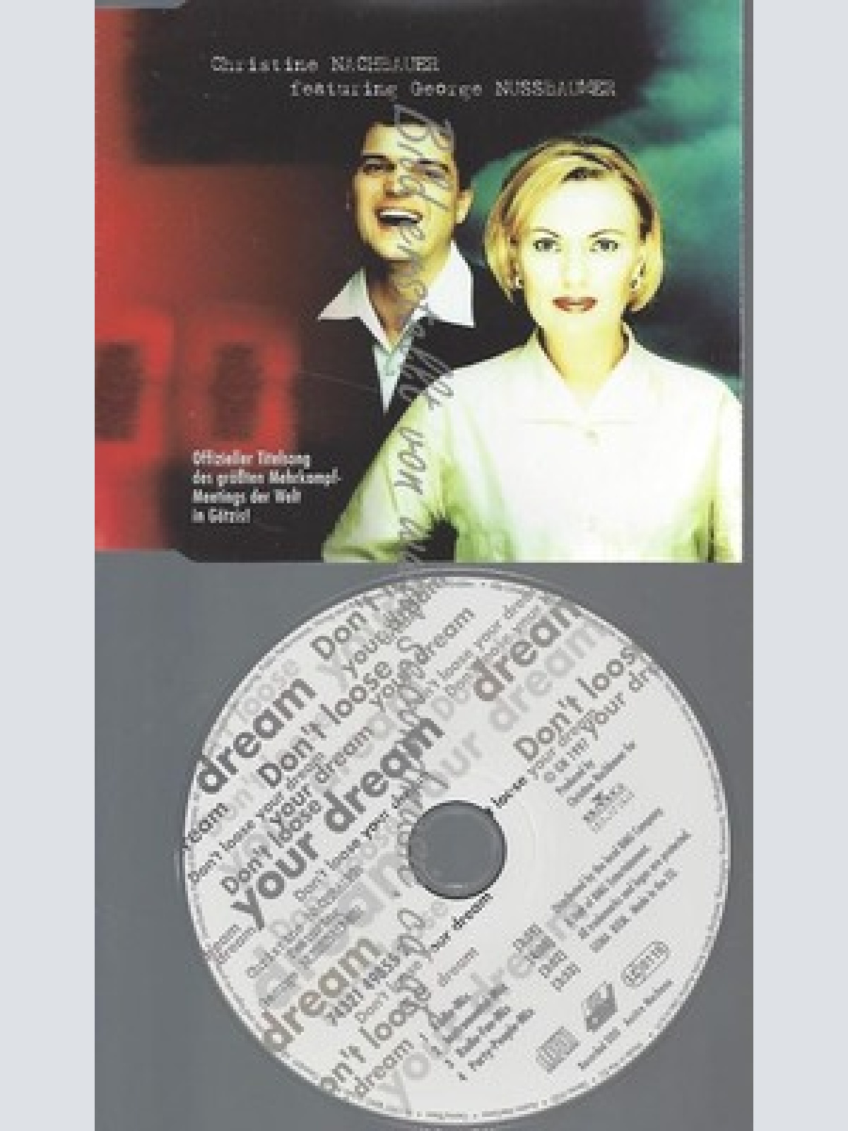 CD--CHRISTINE FEAT:G.NUS NACHBAUER -- - SINGLE -- DON'T LOOSE YOUR DREAM