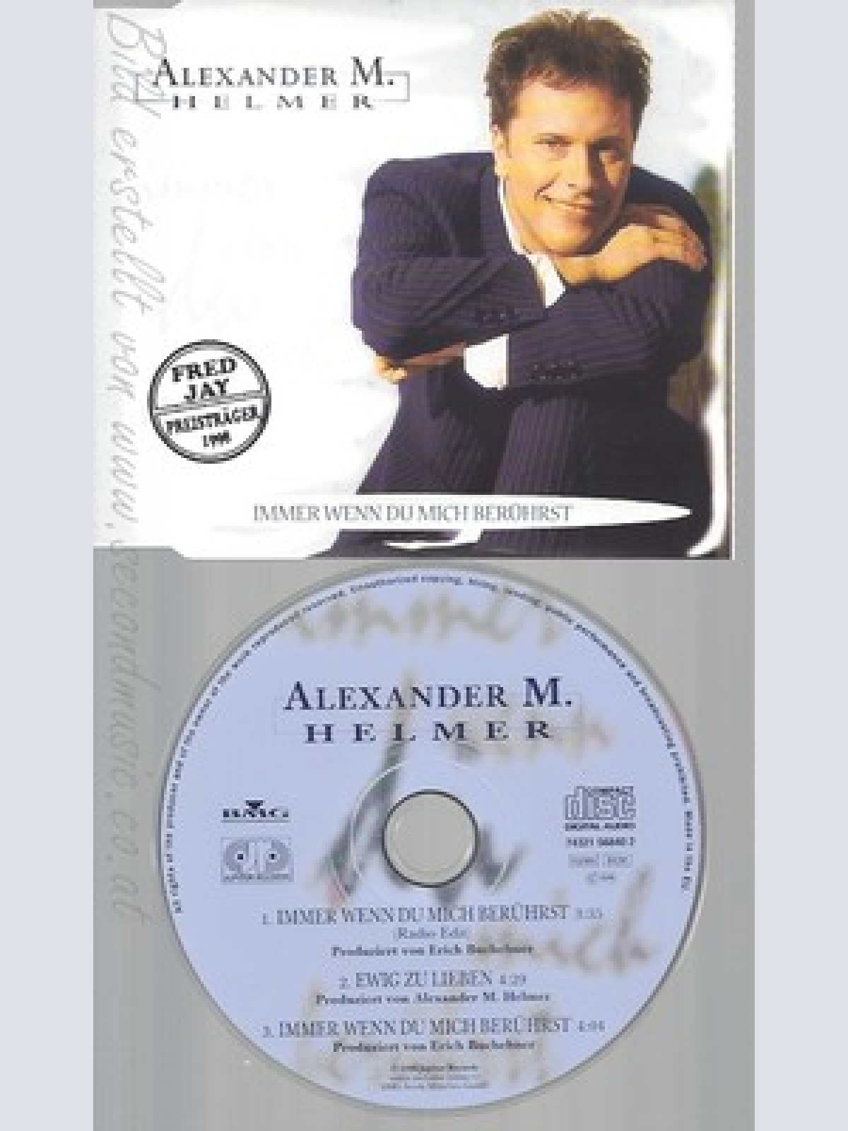 CD--ALEXANDER M. HELMER -- --- IMMER WENN DU MICH BERUEHRST