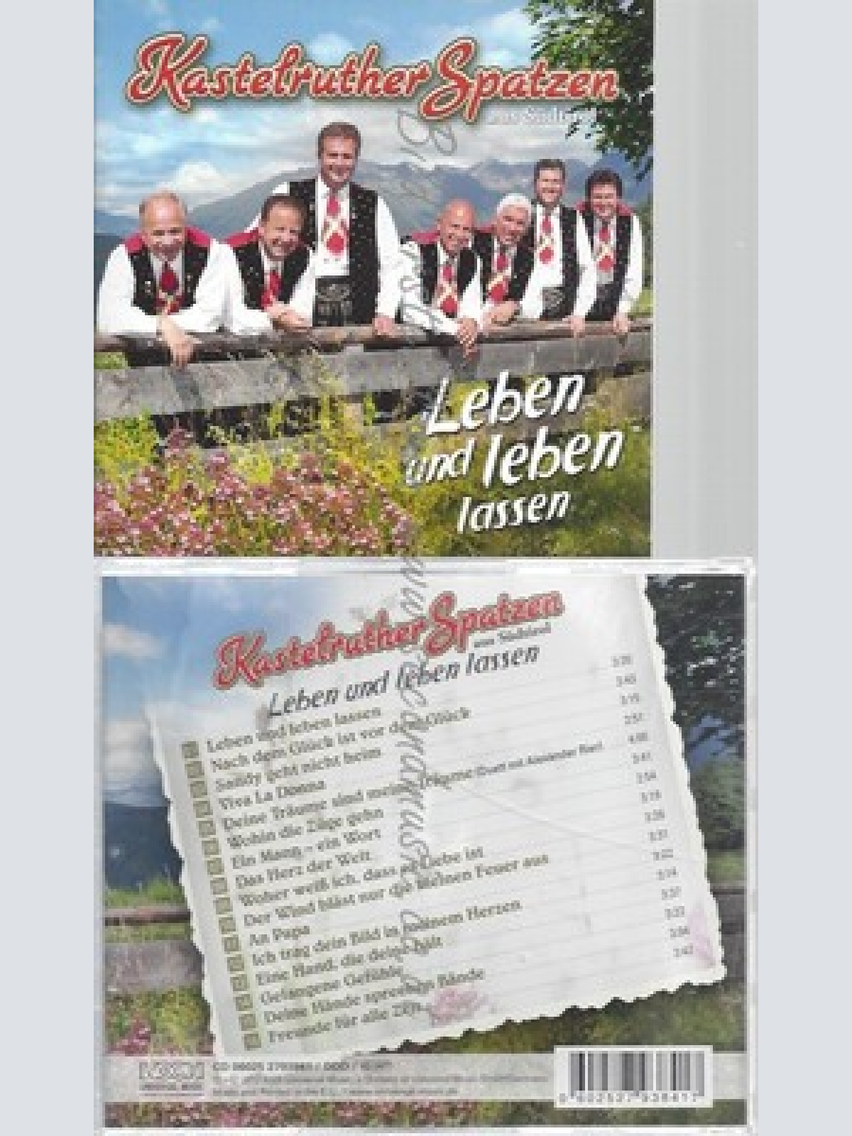 CD--KASTELRUTHER SPATZEN -- -- LEBEN UND LEBEN LASSEN