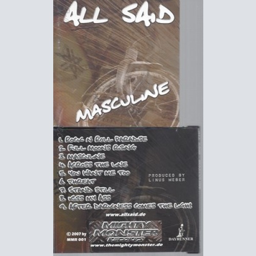 CD--ALL SAID --MASCULINE