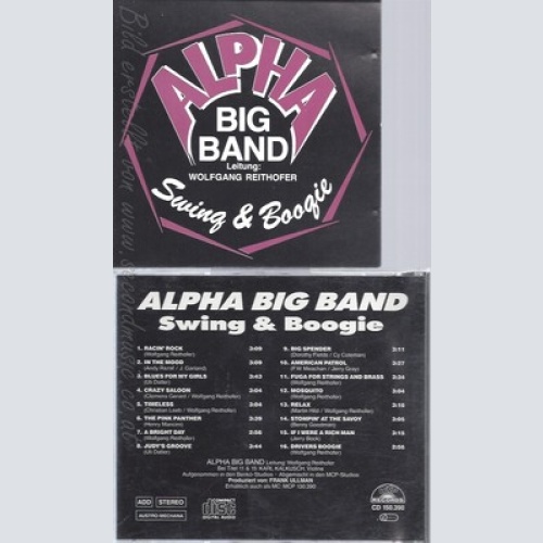 CD--ALPHA BIG BAND--SWING & BOOGIE--WOLFGANG REITHOFER