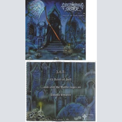 CD--SANCTIMONIOUS ORDER--AND STILL THE BATTLE RAGES ON