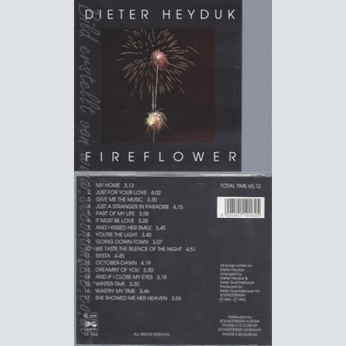 CD--DIETER HEYDUK - -- FIRE FLOWER