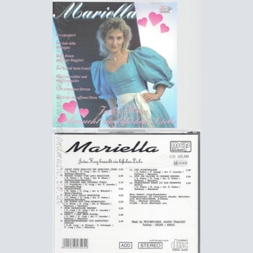 CD--MARIELLA--JEDES HERZ BRAUCHT EIN BISSCHEN LIEBE