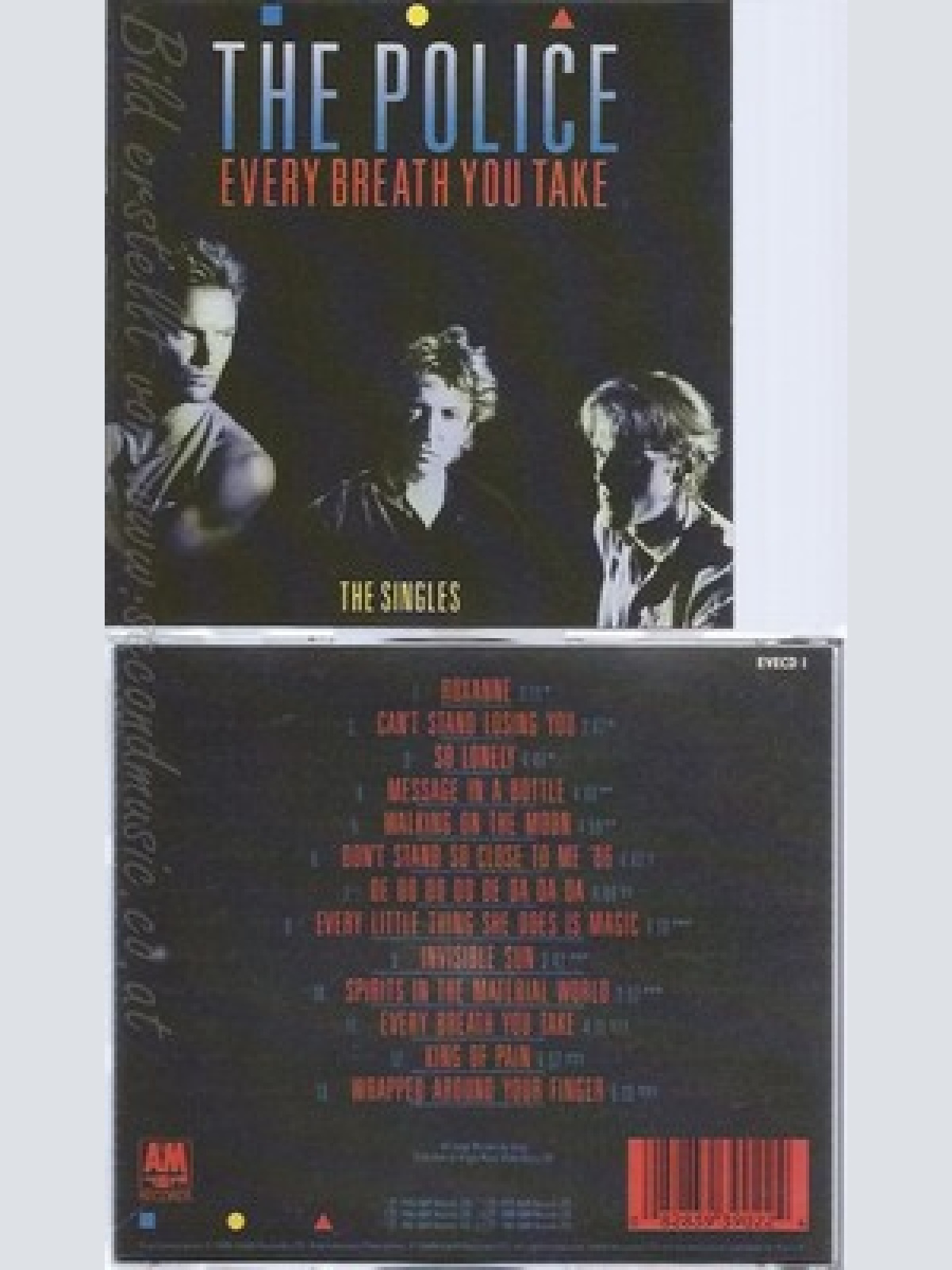 CD--THE POLICE -- --- EVERY BREATH YOU TAKE--THE SINGLES