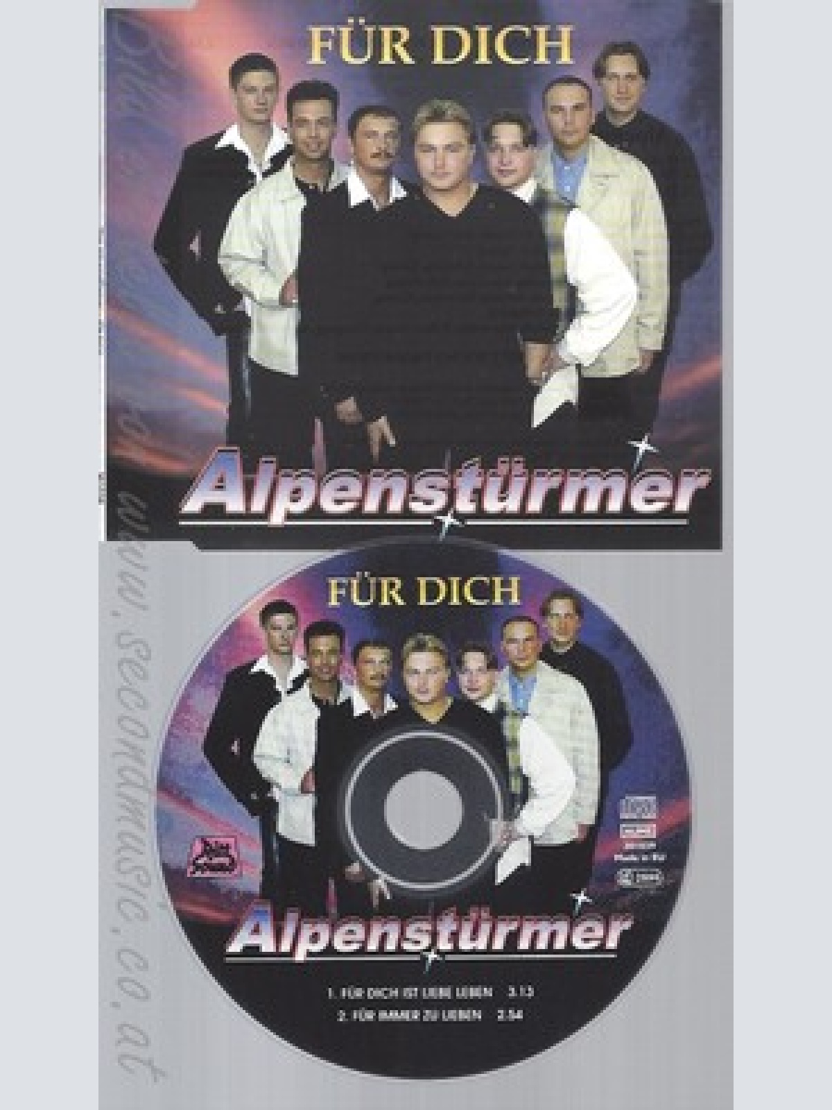 CD--ALPENSTUERMER - SINGLE -- FUER DICH