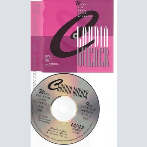 CD--CLUDIA WIENER--WENN EIN KIND LEISE SCHREIT