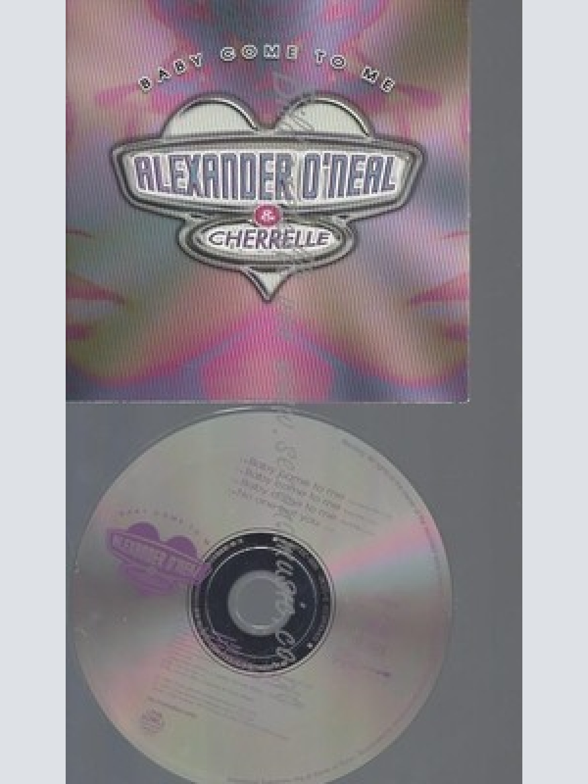 CD--PROMO--ALEXANDER O NEAL--BABY COME TO ME --3 TRACKS