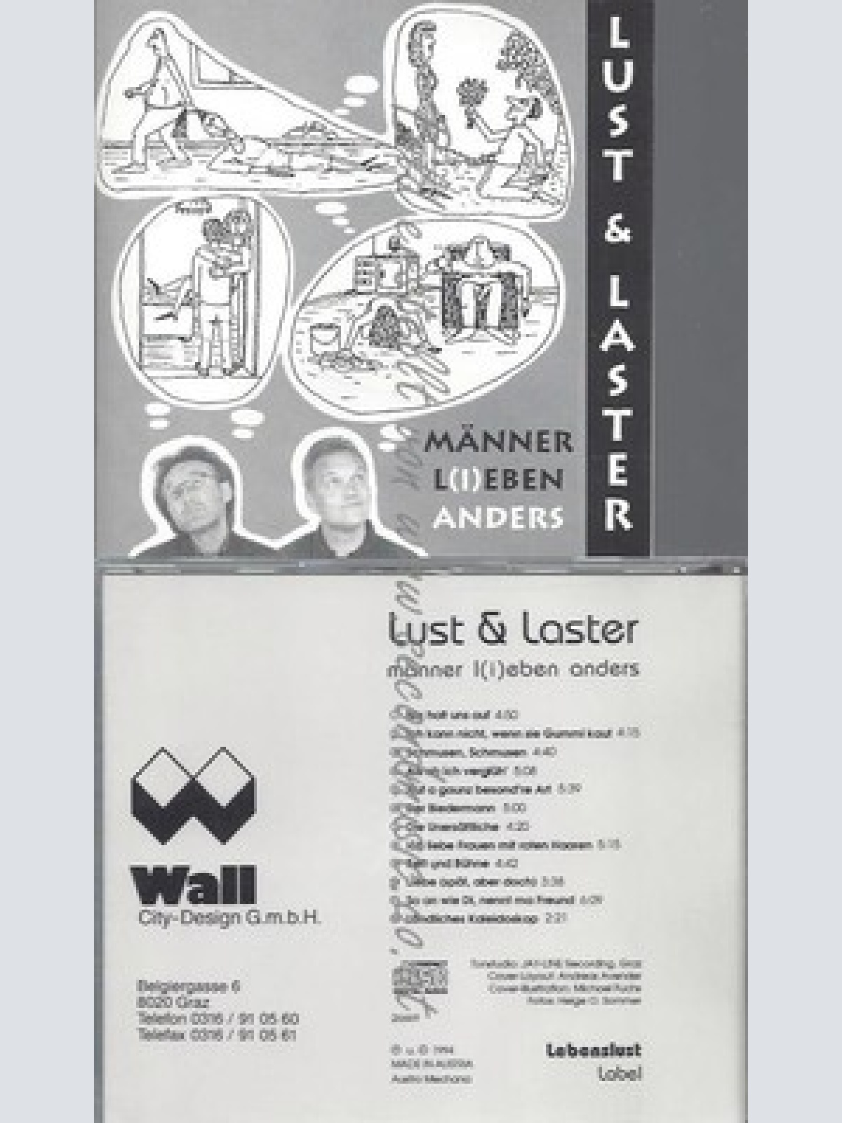 CD--LUST & LASTER--MÄNNER LIEBEN ANDERS--