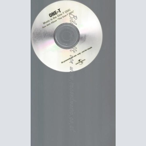 CD--PROMO--ONE-T--MUSIC IS THE ONE-T ODC