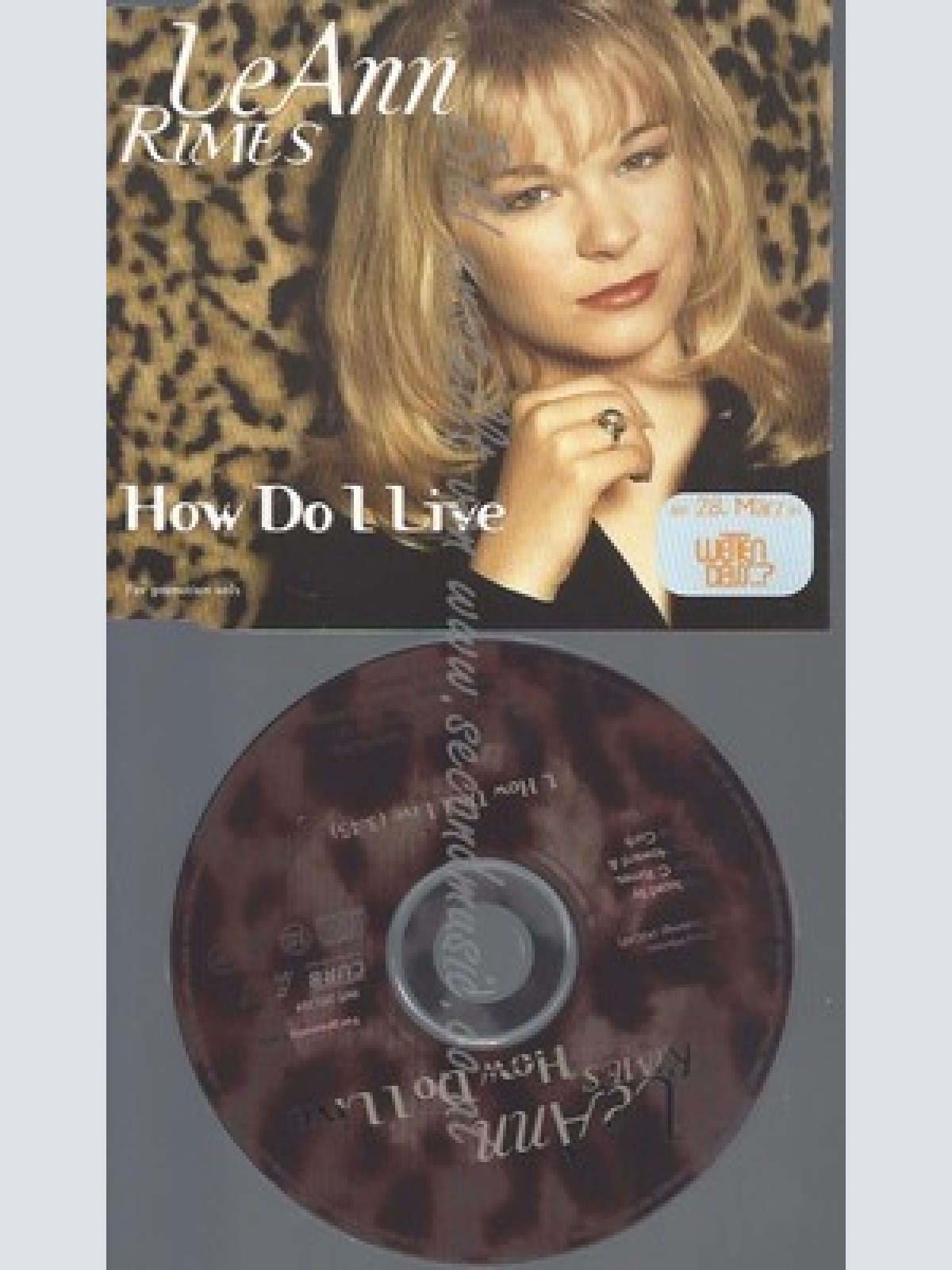 CD--PROMO--LEANN RIMES--HOW DO I LIVE