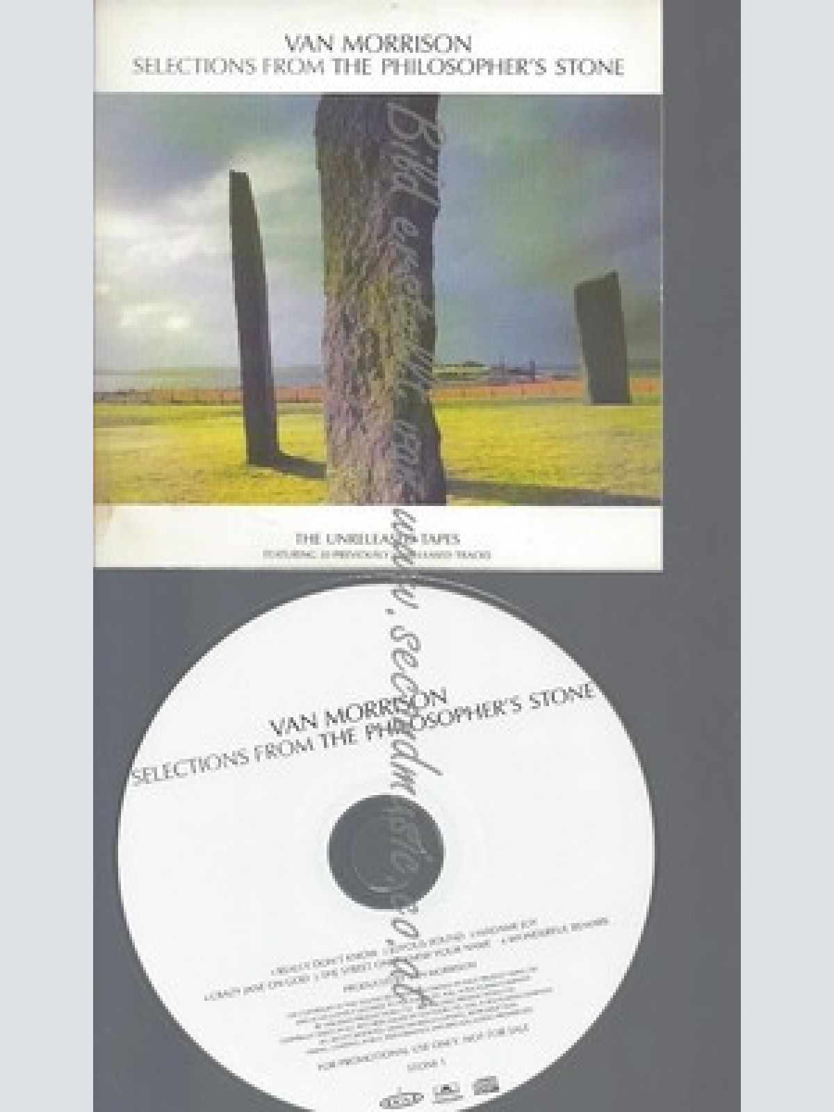 CD--PROMO--VAN MORRISON--SELECTIONS FROM THE PHILOSOPHERS STONE--6 TRACKS