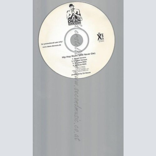 CD--PROMO--DEAN DAWSON--HIP HOP MUSIC WILL NEVER DIE