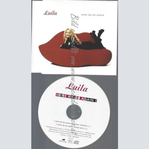 CD--PROMO--LAILA--HERE WE GO AGAIN --2 TRACKS