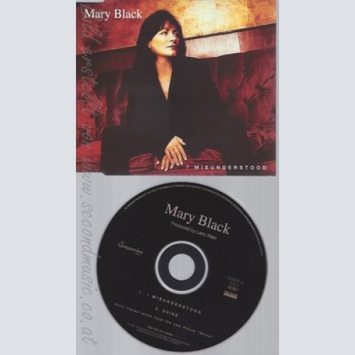 CD--MARY BLACK -- - SINGLE -- I MISUNDERSTOOD