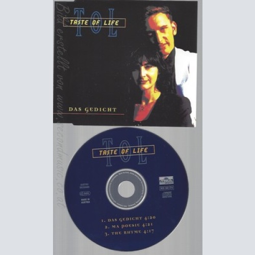 CD--TASTE OF LIFE -- --- DAS GEDICHT