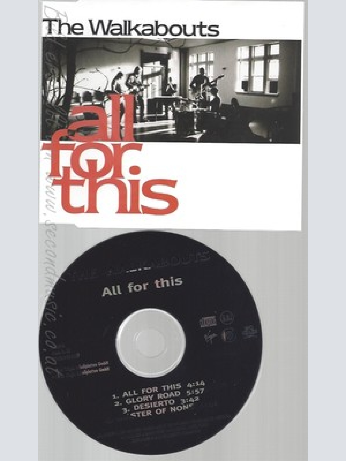 CD--THE WALKABOUTS -- --- ALL FOR THIS