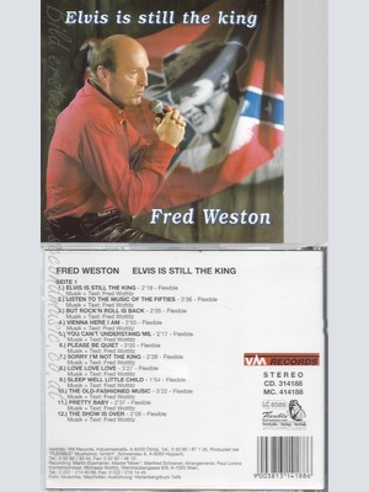 CD--FRED WESTON--ELVIS IS STILL THE KING