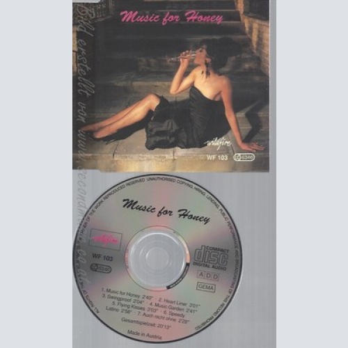 CD--MUSIC FOR HONEY--WOLFGANG MÄDER--ANDY NOVELLO