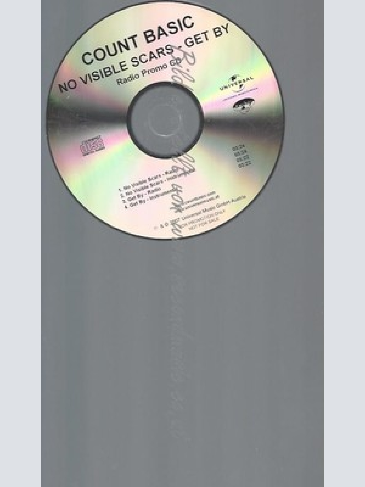CD--PROMO--COUNT BASIC--NO VISIBLE SCARS--GET BY