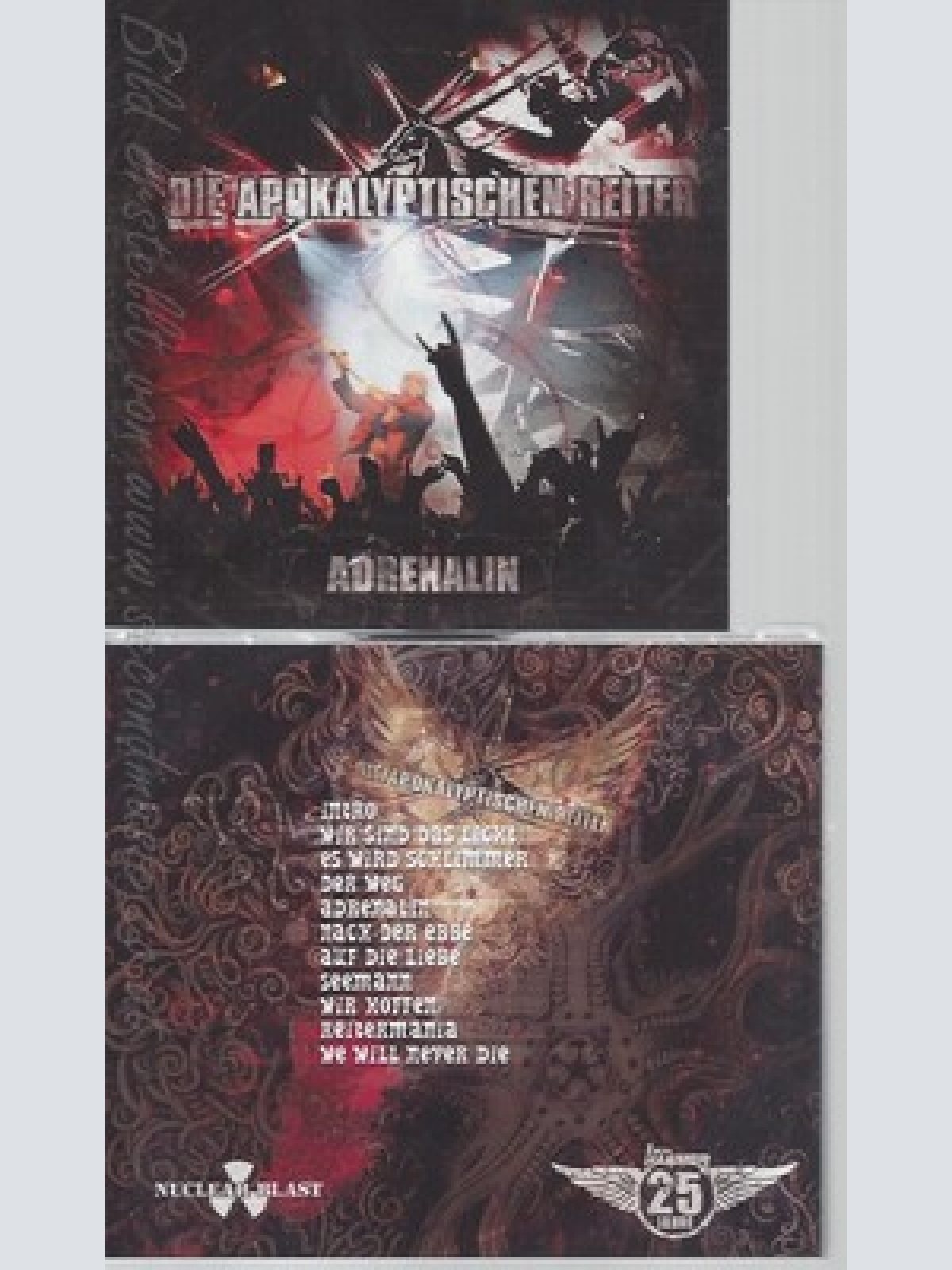 CD--DIE APOKALYPTISCHEN REITER--ADRENALIN