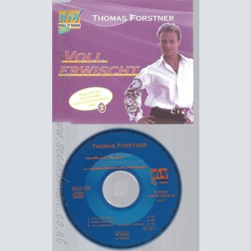 CD--THOMAS FORSTNER --- VOLL ERWISCHT
