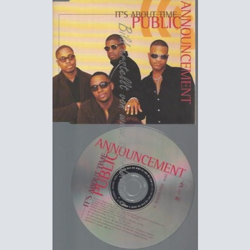CD--PROMO--PUBLIC ANNOUNCMENT--IT'S ABOUT TIME--1 TRACK
