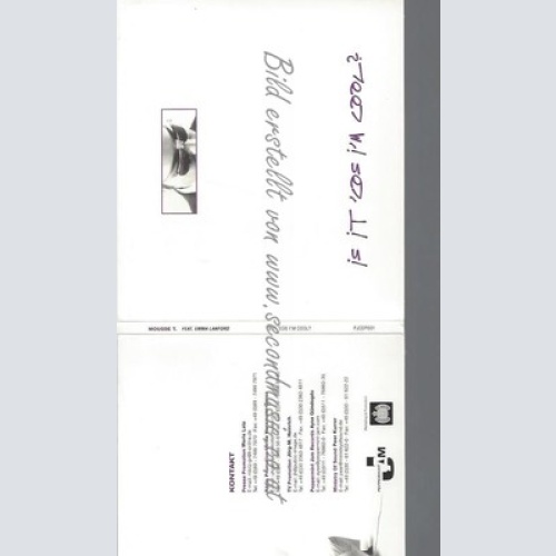 CD--PROMO--MOUSSE T --IS IT COS I'M COOL