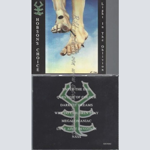 CD--HOBSONS CHOICE--LIGHT IN THE OBIVION--MEGARARR--