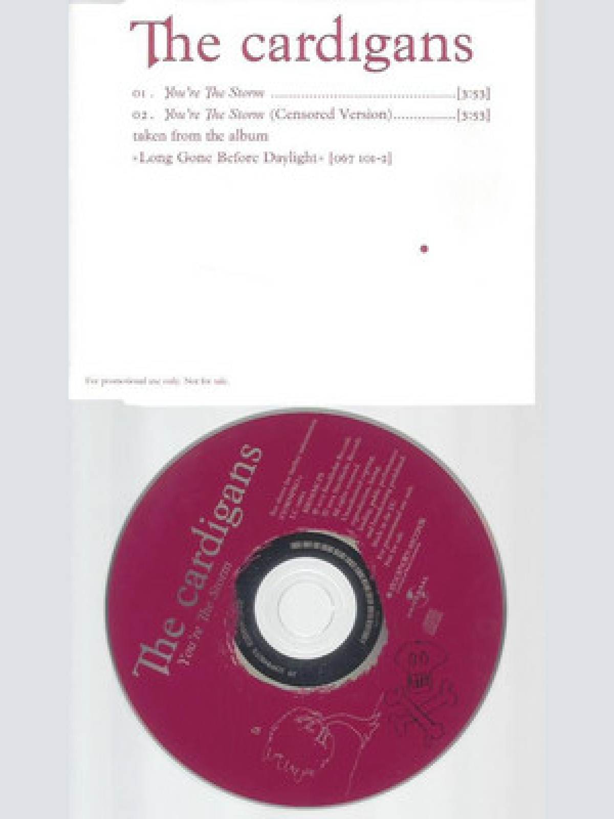 CD--PROMO--THE CARDIGANS--THE STORM