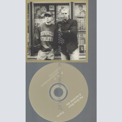 CD--PROMO--PET SHOP BOYS--A RED LETTER DAY --2 TRACKS