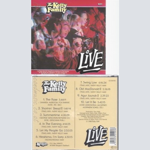 CD--KELLY FAMILY -- -- KELLY FAMILY-LIVE