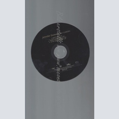 CD--PROMO--JENNIFER BROWN--IN MY GARDEN--4 TRACKS