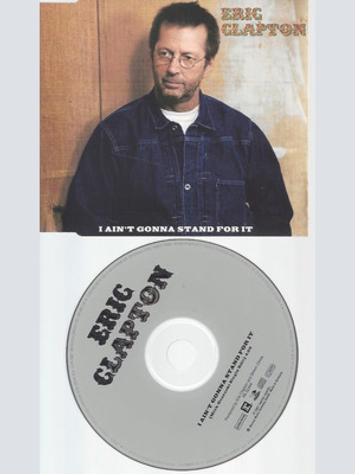 CD--PROMO--ERIC CLAPTON--I AIN'T GONNA STAND FOR IT