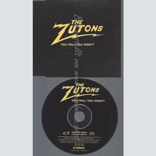 CD--PROMO--THE ZUTONS--YOU WILL YOU WONT